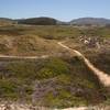 East view of dunes towards Santa Cruz Mountains with permission from Edward Rooks