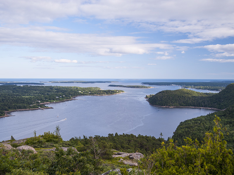 View from Acadia Mountain.