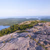 View from the summit of Penobscot Mountain.