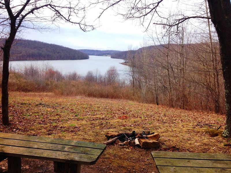 Overlooking Lake Arthur.