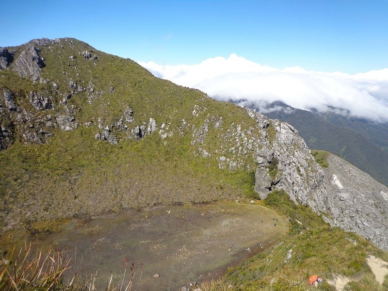 The dead crater of Mt. Apo.