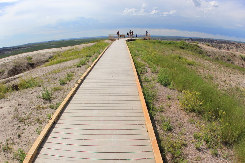 The path to the overlook.