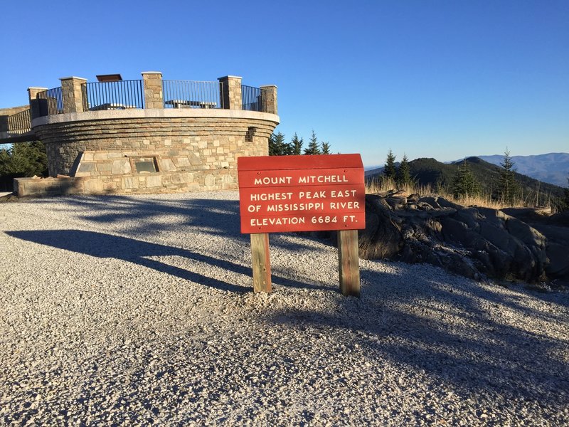 Mt. Mitchell summit. Photo by Jake Blood.