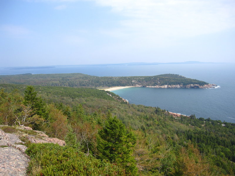 Newport Cove as seen from the Gorham Mountain Trail.