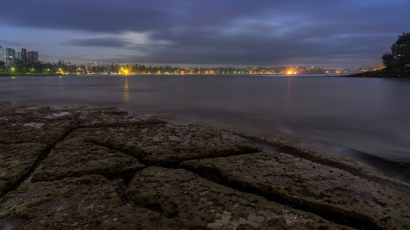 Sunrise in Manly, NSW, Australia.