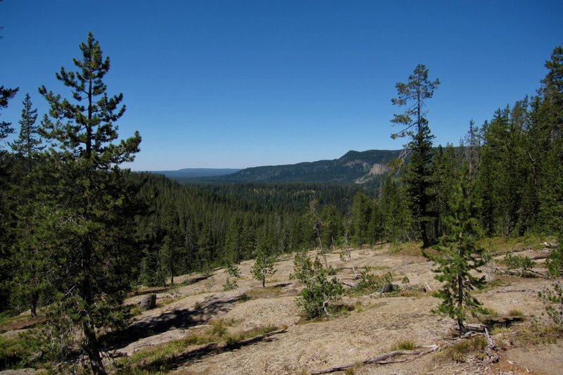 Nice views of the Falls River Basin to the west.