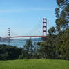 Almost the whole Golden Gate Bridge.