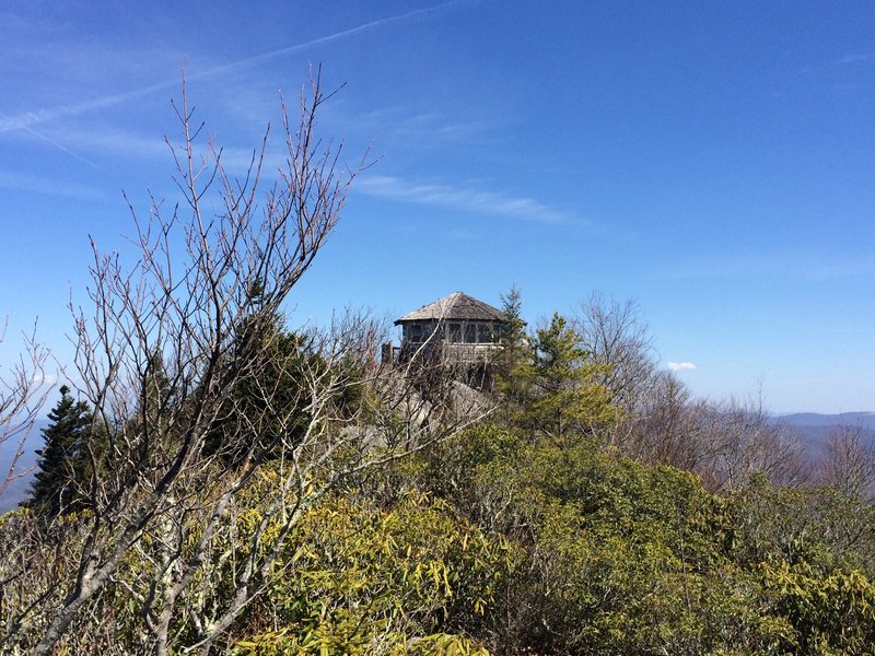 Mt. Cammerer Fire Tower - located in the Great Smoky Mountains National Park along the Appalachian Trail. For a day hike, start at Cosby Campground and take Lower Gap Trail ( about 11.1 miles r/t).