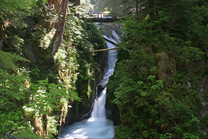 Sol Duc Falls. with permission from Dean Goss All Rights Reserved