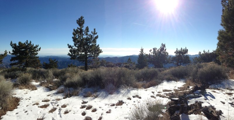 View south from Pine Mountain ridge