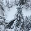 One of the small waterfalls along the trail.