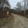 Trailhead beginning.  .3 miles long before it changes to a true trail.