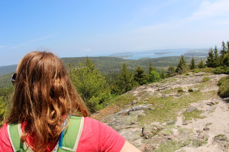 Sightseeing from Beech Mountain.