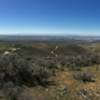 Looking down at Boise and the Owyhee Mountains after making the turn on the Highland Valley-Cobb Loop.