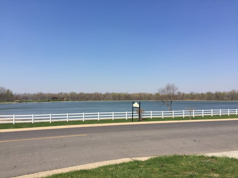 View from Head's Store at Lake St. Albans.