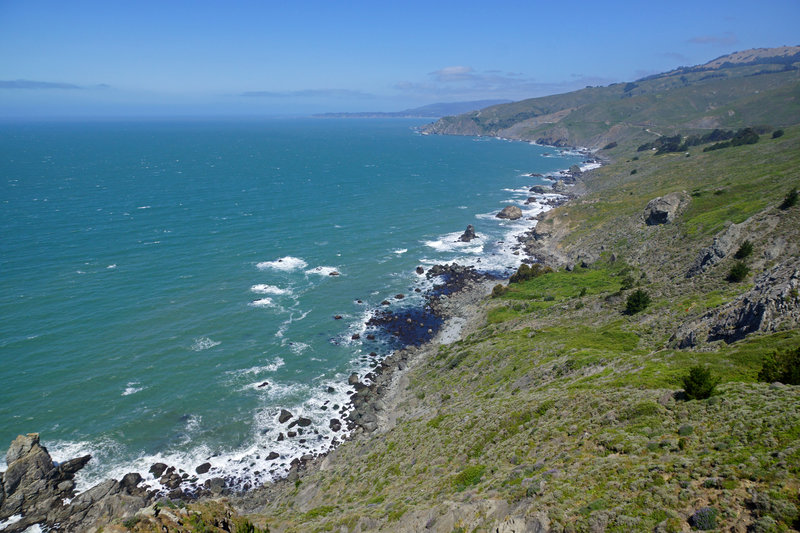 Looking out over Muir Beach.