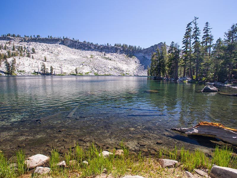 View from the shore of Ostrander Lake