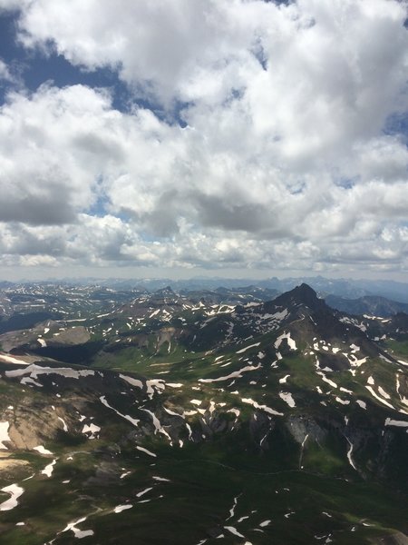 Incredible view from the peak.