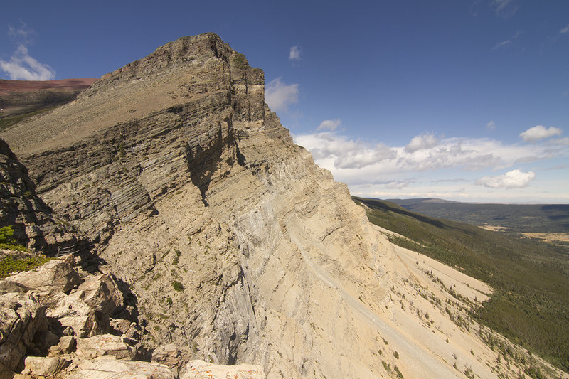 View looking north to Canada from Bear Mountain Point