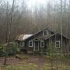 An old abandoned cottage at the beginning of the Little River Trail in Elkmont. You can find a community of vacation homes from the 1920s in Elkmont before the the Great Smoky Mountains National Park was established in 1934.