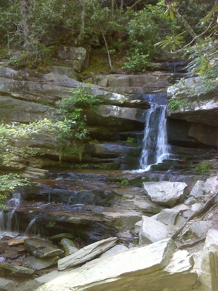 Hidden Falls, Hanging Rock State Park. Photo by PJ Wetzel, www.pjwetzel.com.