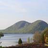 Looking at Jordan Pond from the Acadia Jordan Pond House.