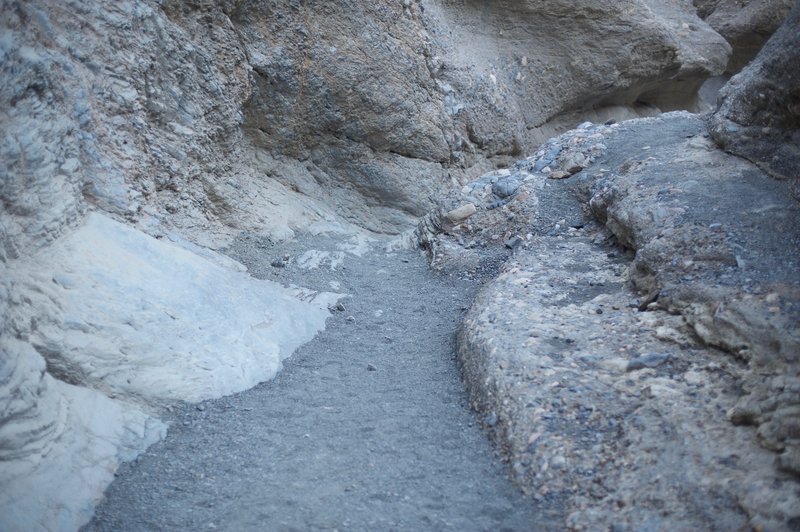 The trail is narrow throughout the canyon and requires some scrambling, especially in the upper ends of the canyon.