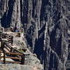 Gunnison Point overlook. A short walk from the visitor center.