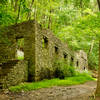 Valley Forge: Colonial Springs Water Bottling Plant Ruins can be seen from the trail.