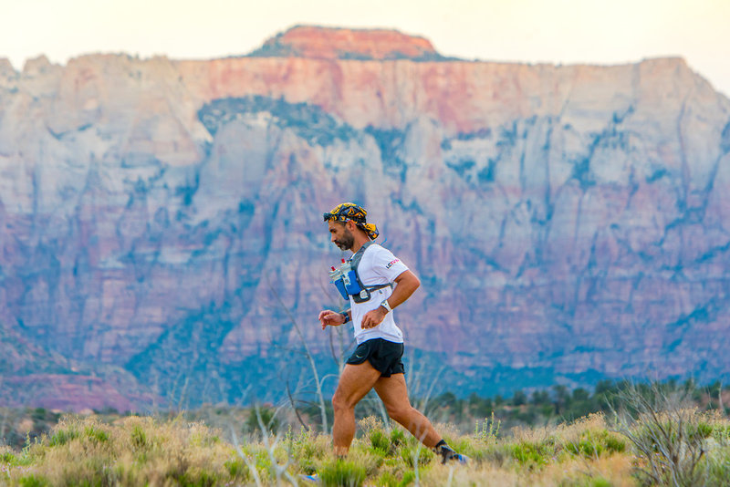 Common view from Guacamole Trail section of the course.