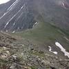 This is from Grizzly looking towards Torreys on the left and Grays on the right.