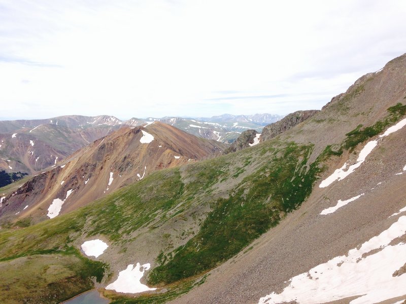 Torreys is on the right just out of view and Grizzly is just left of center