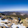 Climbing up the Old Bridle Path up to Mount Lafayette