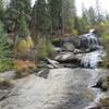 Getting a little off trail to see more of Lone Pine Creek.