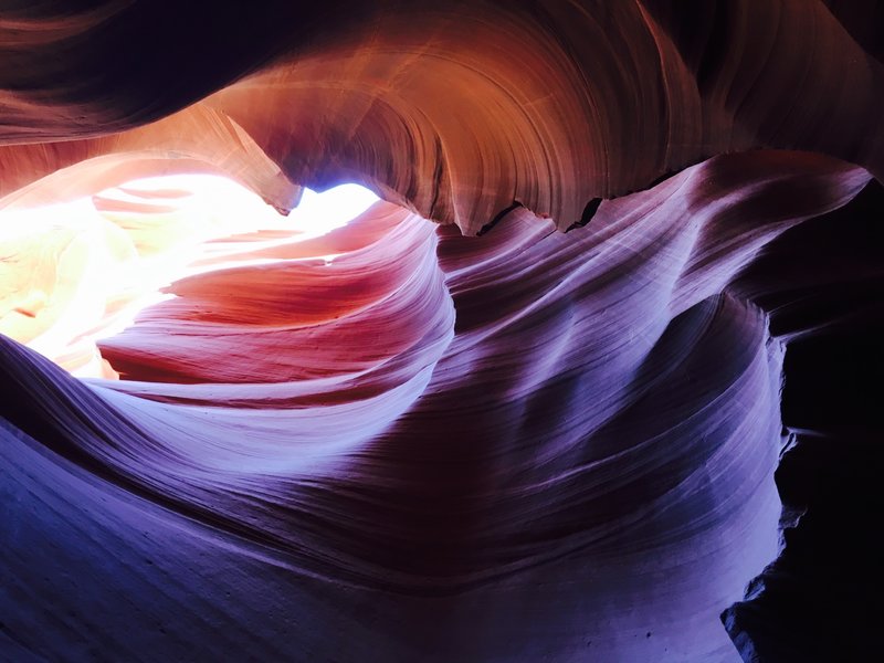 Lower Antelope Canyon at Lake Powell in Page Arizona