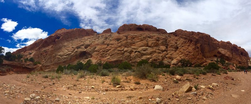 Views in the canyon wash of upper muley twist access road. 4WD/AWD higher clearance vehicles only.