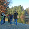 Bird watching at Horseshoe Pond. Photo by NPS/DJ Reiser