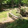 An exciting bridge crossing on the Buckeye Trail.