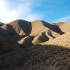 The hills rolling into Dead Horse Canyon.