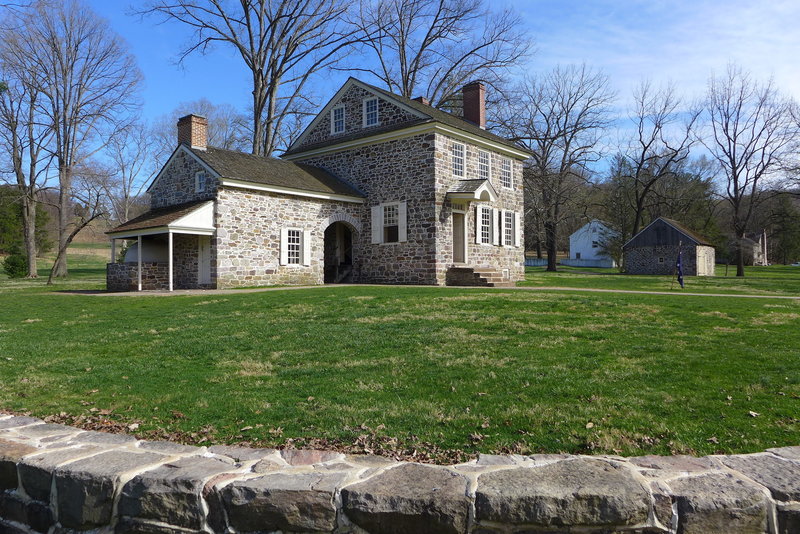 Washington's Headquarters and yard.