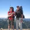 My son and I on our way to Grand Lake in Olympic National Park