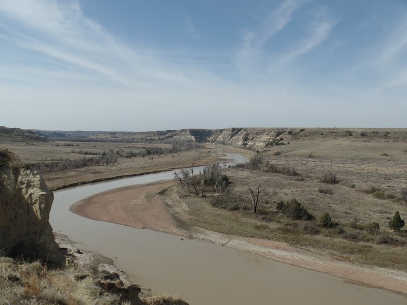 Little Missouri River in the South Unit of Theodore Roosevelt National Park