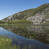 Harlequin Lake from the shoreline