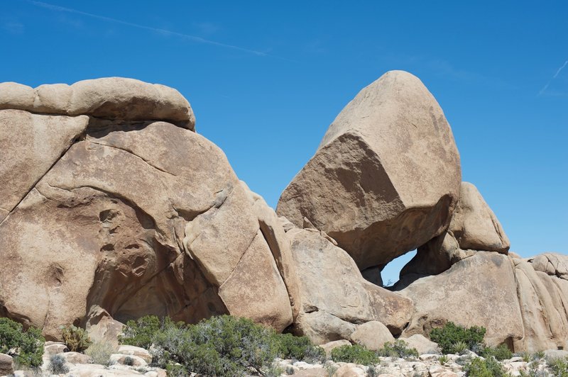 Unique rock formations can be found all along the trail.