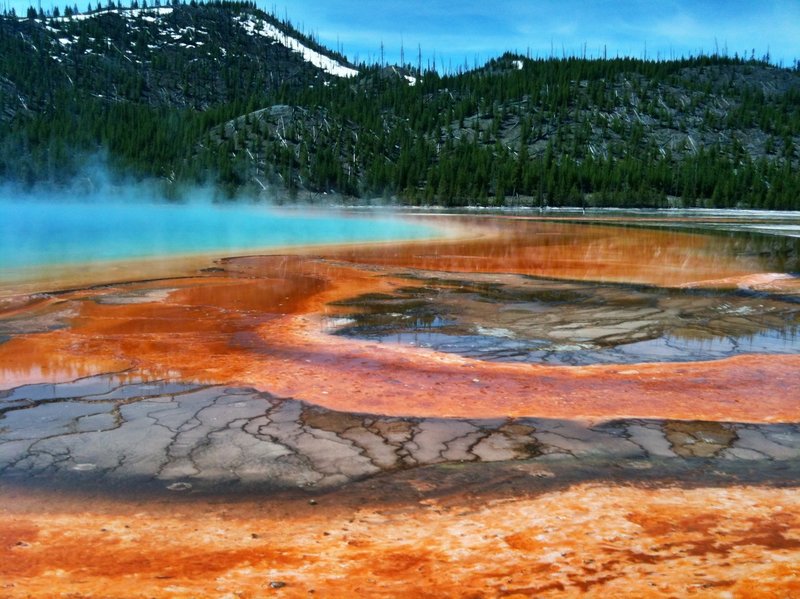 The amazing colors of Grand Prismatic.