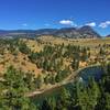 Great views of the Yellowstone River and Hellroaring Peak from the north side of Garnet Hill.