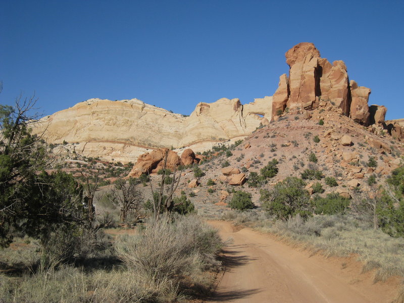 Upper Muley Twist Access Road.