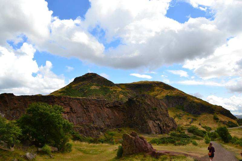 Arthur's Seat, a historic geologic wonder on the outskirts of Edinburgh