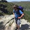 Standing on the teeth of the beast - Linville Gorge.