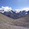 En route to Thoroung La Pass ~5416m. Magnificent Cholu range in the backdrop.